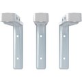 Vts America Inc Mounting Brackets For Global Industrial„¢ Wing Air Curtain 150 & 200, White, 3/Pack 1-4-2801-0192